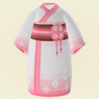 Animal Crossing Kimono Design Grid, Animal Crossing Robe Designs, Animal Crossing Kimono, Animale Crossing, Sakura Kimono, Animal Crossing New Horizon, Diy Kimono, Acnh Clothes, Pink Kimono