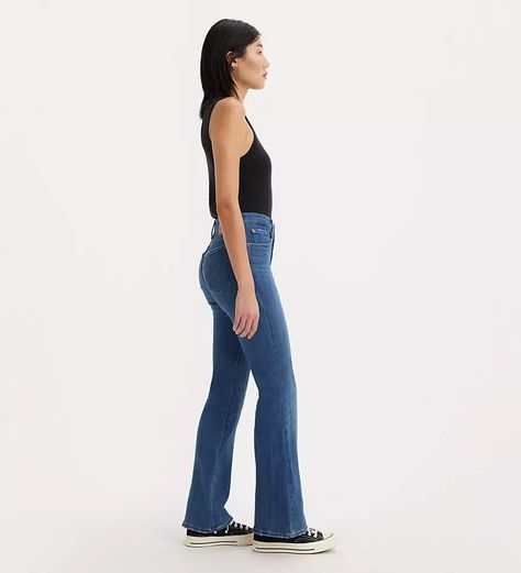 726 High Rise Flare Women's Jeans - Medium Wash | Levi's® US Levis 726 Flare Outfit, Flare Outfits, Flare Outfit, Levi Bootcut Jeans, High Rise Bootcut Jeans, Xmas List, Light Spring, Tattoo Styles, Levis Jeans