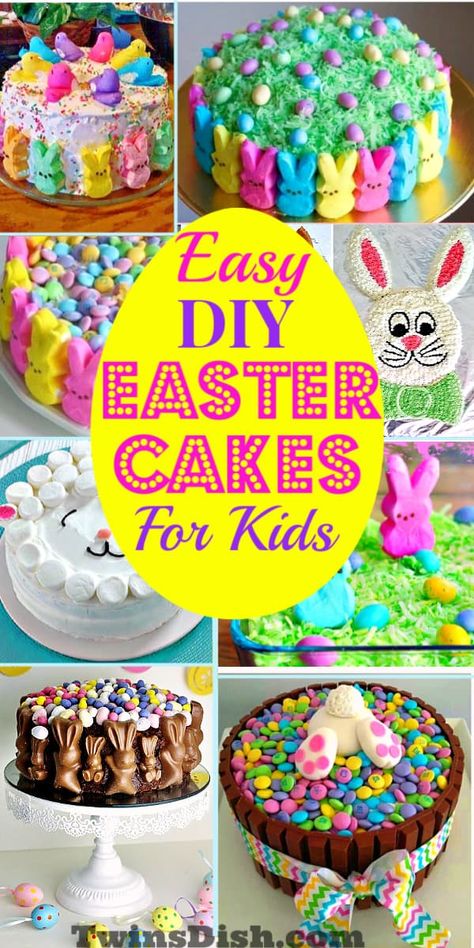 Top 7 Easy Easter Cake Ideas That Look Professional - Twins Dish Easter Cake Decorating Ideas, Easy Easter Cake, Easter Bundt Cake, Easter Desserts Cake, Easter Cake Easy, Shaving Cream Easter Eggs, Easter Cake Ideas, Easter Cake Decorating, Easter Deserts