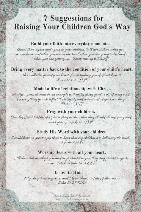 7 Suggestions for Raising Your Children God's Way - Raising Godly Children Christian Thoughts, Raising Godly Children, Confidence Kids, Smart Parenting, Mentally Strong, Peaceful Parenting, Christian Parenting, Help Kids, Bible Lessons