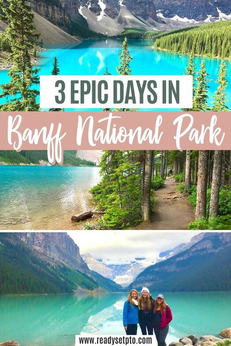 Things To Do In Banff National Park, 4 Day Banff Itinerary, Banff Bucket List, Best Of Canada, Louise Lake Canada, Banff Vacation Itinerary, Glacier To Banff Road Trip, Montana Canada Road Trip, Banf National Park