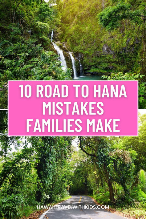 Hit the Road to Hana without the headaches! Our blog unveils the 10 epic fails every family makes on this iconic drive and shares expert tips to avoid them. From packing essentials to timing your trip right, learn how to make your journey smooth and enjoyable. Perfect for families planning to tackle Maui's famous route. Pin this now to ensure your Road to Hana adventure is as breathtaking as the scenery! #RoadToHana #FamilyTravel #MauiTips Road To Hana Maui, Maui Itinerary, Hana Maui, Hawaii Things To Do, Travel 2024, Hawaii Travel Guide, Maui Travel, Packing Essentials, Road To Hana