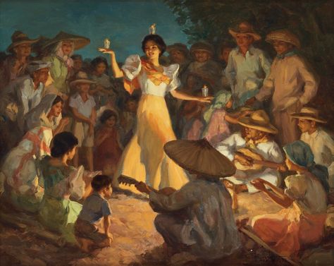 [#aesthetic] [#wallpaper] Filipino Paintings, Filipino Traditional Clothing, Fernando Amorsolo, Peacock Fairy, Philippine Revolution, Good Wall Art, Philippine Mythology, Arts Month, Philippine Art