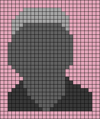 Frank Ocean Crochet Pattern, Crochet Tapestry Album Cover, Pixel Art Tyler The Creator, Tyler The Creator Alpha Pattern, Hozier Alpha Pattern, Album Cover Grid Pattern, Crochet Album Cover Pattern, Album Cover Pixel Art Grid, Tyler The Creator Perler Beads