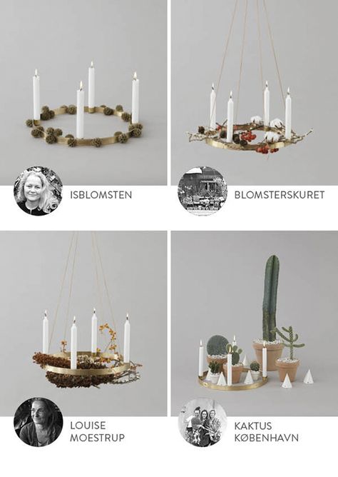 Favourite things by ferm LIVING: FOUR DECORATIONS  - CANDLE HOLDER CIRCLE Ferm Living Christmas, Leather Harness, Ferm Living, Brass Color, Perfect Christmas, Warm Colors, Candle Holder, Candle Decor, Advent