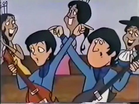 The Beatles Cartoon, Beatles Baby, Cartoons Band, Beatles Funny, Beatles Cartoon, Band On The Run, Lennon And Mccartney, Just Good Friends, The Fab Four