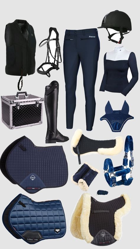 #horses #horsegirl #girl #blue #darkblue #cheval #equitation #horseriding #horseridingfit #rider Horse Show Outfits, Girl Essentials, Show Outfits, Horse Supplies, Horse Show, Riding Outfit, Horse Girl, Show Horses, Horses