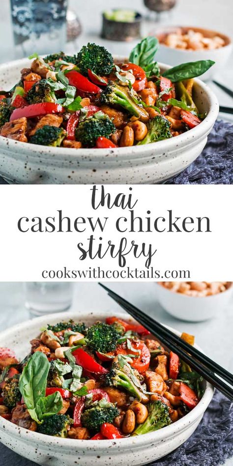 Cashew Chicken Stir Fry, Thai Cashew Chicken, Yogurt Making, Chicken Stir Fry Recipe, Chicken Cashew Stir Fry, Stir Fry Recipes Chicken, Better Than Takeout, Stir Fry Recipe, Spicy Thai