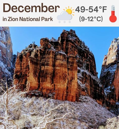 December Weather, Hiking The Narrows, Arizona Trip, Angels Landing, Arizona Travel, Outdoor Enthusiast, Bucket List Destinations, Zion National Park, Nevada