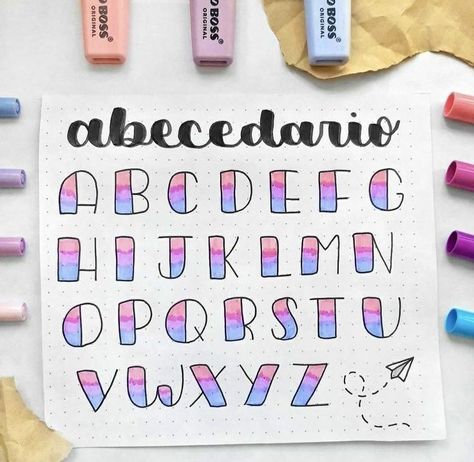 Bullet Journal Lettering Alphabet, Cute Lettering, Hand Lettering Alphabet Fonts, Lettering Styles Alphabet, Wall To Wall Carpet, Lettering Guide, Journal Fonts, Journal Lettering Ideas, Bullet Journal Lettering