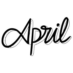 April free sticker April Font, April Stickers, What Can I Do, Free Stickers, Icon Font, Displaying Collections, Ios