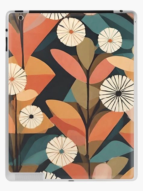 "60s Retro Mid Century Modern Dandelion Abstract Floral Pattern" iPad Case & Skin for Sale by Neeshki Mid Century Modern Textiles, Dandelion Abstract, Modern Art Styles, Modern Textiles, Mid Century Modern Patterns, 60s Retro, Retro Mid Century Modern, Redbubble Designs, Mood Board Design