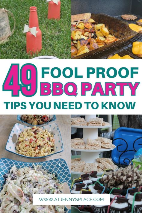 Big Bbq Party Ideas, Large Bbq Party Ideas, Bbq Party Theme Ideas, Barbeque Party Ideas Decorations, High End Bbq Party, Bbq Entertainment Ideas, Bbq Table Setting Buffet Cute Ideas, Bbq Essentials List, Bbq Display Ideas