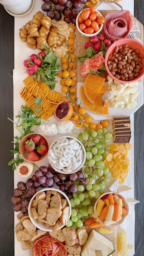 Garden Party Charcuterie Table Garden Party Charcuterie, Party Charcuterie Table, Charcuterie Table, Garden Party Ideas, Garden Party Recipes, Garden Party Bridal Shower, Garden Party Theme, Spring Garden Party, Spring Brunch