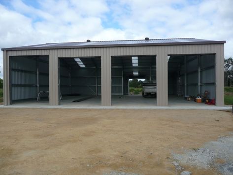 Big Shed, Metal Shop Houses, Garage Building Plans, Lifestyle Block, Palisade Fence, Metal Garage Buildings, Big Sheds, Metal Building Designs, Australian Country