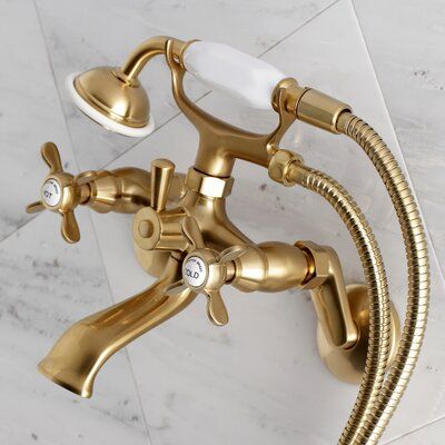 Vintage Opulence, Clawfoot Tub Faucet, Freestanding Tub Filler, Cast Iron Tub, Brass Faucet, Shower Valve, Clawfoot Tub, Tub Filler, Kingston Brass