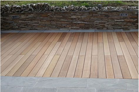 Yellow Balau Hardwood Decking Balau Decking, Garage Pergola, Decking Boards, Small Pergola, Steel Pergola, Hardwood Decking, Decking Area, Pergola Attached To House, Deck Designs Backyard