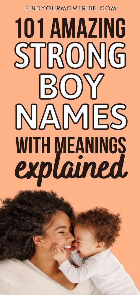 Strong boy names come from every corner of the world and are a fantastic choice for every baby boy. See the best ones right here. Strong Boys Names, Breastfeeding And Pumping, Guy Names, Baby Boy Names, Boy Names, Names With Meaning, Parenting Advice, Baby Names, Meant To Be