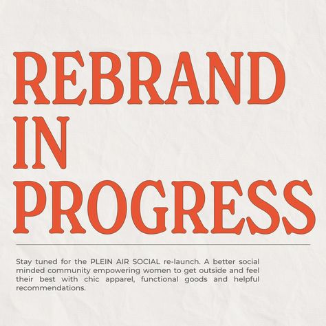 We wanted to be the first to tell you...things are changing a little around here. We'll still be the same social-minded community of amazing women. Head to the link in our bio and sign up to be the first to know about the official re-launch. 📲 . . . #rebranding #socialclub #outdoorclub #onlinemarketplace #empoweringwomen Rebrand Yourself Aesthetic, Rebranding Announcement Design, Personal Rebrand, Rebrand Launch, Social Media Marketing Tools, Board Inspiration, Vision Board Inspiration, Creativity Quotes, Dream Lifestyle