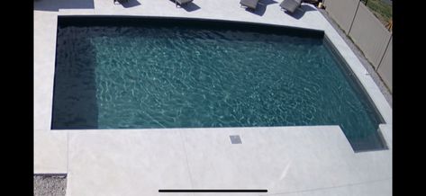 Latham Stardust Gray Pool Liner, Latham Stardust Grey Pool Liner, Latham Pool Liners Inground, Grey Pool Liner, Pool Liners Inground, Latham Pool, Pool Inspiration, Pool Paint, Pool Liner