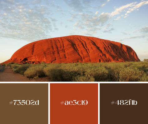 Australian Landscape Colour Palette, Australian Outback Colour Palette, Australian Colour Palette, Ufc Design, Australian Cities, Desert Color Palette, Australian Colours, Zoo Logo, Desert Shoot