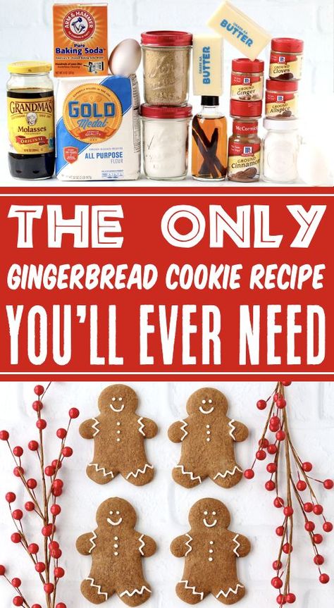 Gingerbread Cookies Recipe Ginger Breadman Cookies, Decorating Gingerbread Men Cookies, Gingerbread Boy Cookies, Gingerbread Cookies Recipe For Houses, Soft Gingerbread Men Cookies, How To Make Gingerbread Men, Reindeer Cookies From Gingerbread Men, Giant Gingerbread Man Cookie, Gingerbread Men Cookies Recipe