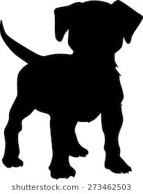 Puppy dog silhouette Dog Silhouettes, Dog Silhouette Printable, Dog Silloettes, Diy Photo Candles, Sitting Dog Silhouette, Black Dog Silhouette, Dog Breed Silhouettes, Pet Care Business, Jack Russells