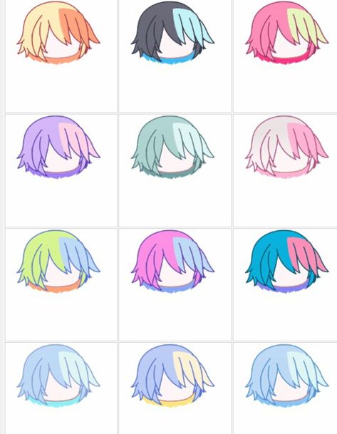 Gacha Eye Color Ideas, Hair Color Ideas Gacha Club, Gacha Club Nonbinary Hair, Gacha Life Hair Color Ideas, Cute Gacha Hair Ideas, Gacha Hair Color Ideas, Gacha Club Hair Color Ideas, Gacha Life Hair Ideas Cute, Aesthetic Gacha Hair Ideas