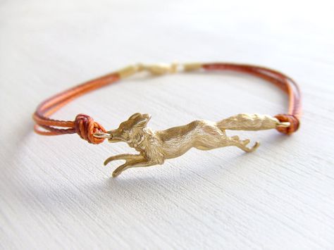 Fox Bracelet, Fox Jewelry, Animal Bracelet, Aesops Fables, Wolf Jewelry, Best Friend Jewelry, Golden Jewelry, Jewelry Tree, Silver Fox