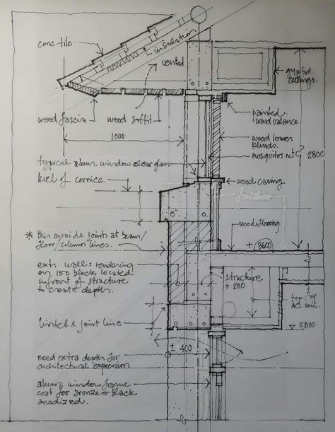 Section Drawing Interior, Section Sketch, Section Drawing Architecture, Construction Details Architecture, Architectural Detailing, Architecture Drawing Plan, Interior Architecture Drawing, Architecture Presentation Board, Architecture Life