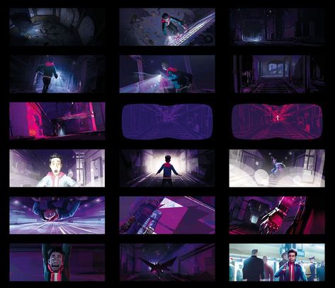 SPIDER-MAN: INTO THE SPIDER-VERSE Concept Art Features The Spider-Lair, Spider-Ham, The Multiverse, And More Multiverse Concept Art, Multiverse Illustration, Color Key Concept Art, Spiderverse Background Concept Art, Spider Man Concept Art, Into The Spiderverse Concept Art, Across The Spider Verse Concept Art, Spiderverse Concept Art, Spider Verse City Concept Art