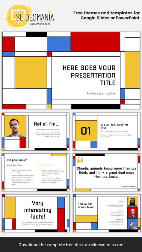 Geometric Presentation Design, Geometric Presentation, Infographic Examples, Frames Design Graphic, Bauhaus Inspired, Architecture Concept Diagram, Powerpoint Design Templates, Powerpoint Presentation Design, Pptx Templates