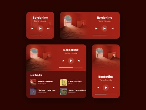 Music Player Widget, Music Widget, Music App Design, Music Player Design, Music Player App, Music Visualization, Widget Design, Now Playing, App Design Inspiration