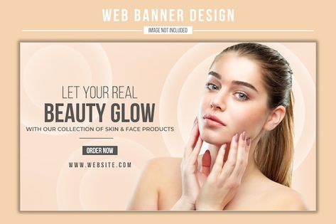 Skincare Banner, Hydrating Skin Care, Glow Skincare, Web Banner Design, Best Skin, Real Beauty, Web Banner, Dermatology, Skin Care Essentials