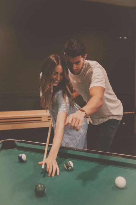 Pool Table Photoshoot, Biker Aesthetic, Lets Play A Game, Aesthetic Couple, Girls Sports, Fitness Photos, Photoshoot Inspo, Retro Wedding, Best Photo Poses