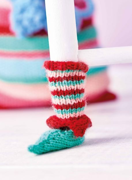 Elf Chair Socks Chair Socks Pattern, Chair Socks, Socks Knitting Pattern, Christmas Knitting Patterns Free, Handmade Chair, Knitted Toys Free Patterns, Socks Knitting, Elf Shoes, Christmas Knitting Patterns