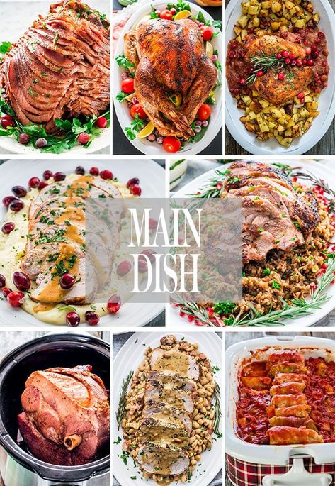 Christmas Main Dish Friendsgiving Main Dish Ideas, Christmas Dinner Main Course, Main Course Ideas, Christmas Dinner Dishes, Christmas Veggie, Christmas Dinner Recipes Easy, Christmas Day Lunch, Xmas Menu, Christmas Main Dishes