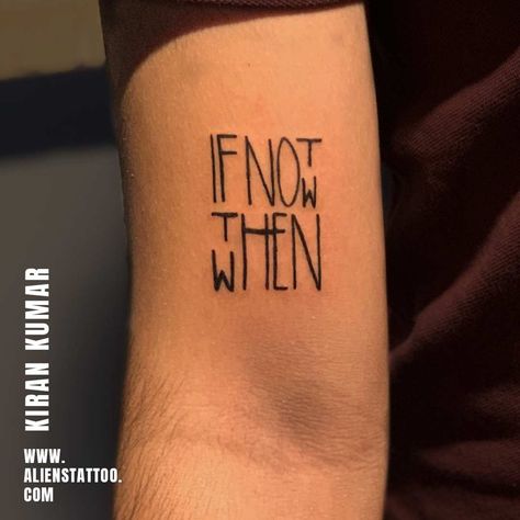 Discipline Tattoo, Perspective Tattoos, Tattoo Triangle, Aliens Tattoo, Motivational Tattoos, Deep Tattoo, If Not Now Then When, 42 Tattoo, Think Tattoo