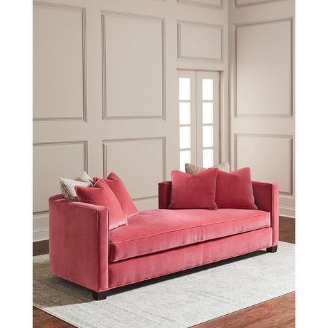 Burnt Orange Palette, Velvet Daybed, Patterned Sofa, Pink Velvet Couch, Rosa Sofa, Master Sitting Room, Metallic Furniture, Pink Velvet Sofa, Fun Interior