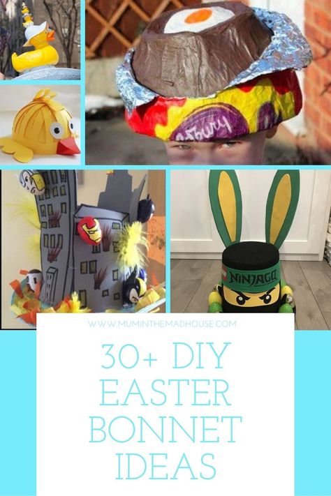 Easy Easter bonnet ideas for boys & girls for the ultimate Easter parade creations! These DIY Easter hat ideas for kids are ones you can make at home. Adult Easter Bonnet Ideas, Easter Bonnet Ideas For Toddlers, Easy Easter Hat Ideas, Easter Bonnets For Kids, Diy Easter Bonnet, Boys Easter Bonnet Ideas, Easter Bonnets For Boys Ideas, Easter Bonnets Ideas, Boys Easter Hat Ideas