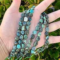 Necklace Charms, African Turquoise, Stone Material, Craft Making, Gem Stone, Amazon Art, Turquoise Gemstone, Sewing Stores, Turquoise Jewelry