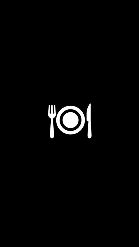 Food Highlight Cover Instagram Black, Black Wallpaper Food, Food Logo For Instagram Highlight, Black And White Food Icon, Instagram Highlight Covers Travel Black, Instagram Highlight Food Covers, Instagram Cover Highlights Icons Black, Food On Black Background, Insta Highlight Cover Icons Food