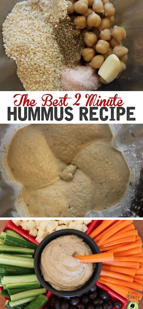 The BEST Homemade Hummus Recipe - EASY Gluten Free & Vegan Best Homemade Hummus, Homemade Hummus Recipe, Easy Hummus Recipe, Hummus Recipe Homemade, Vitamix Recipes, Homemade Hummus, Glutenfree Dairyfree, Blender Recipes, Hummus Recipe