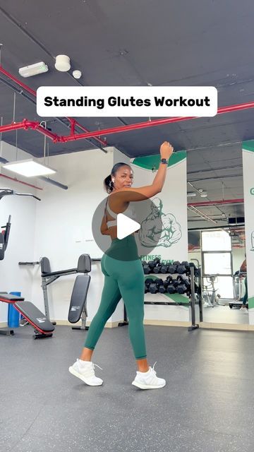 Glute Isolation Workout At Home, Standing Buttocks Workout, Exercise For Glutes, Standing Glute Workout, Standing Glute Exercises, Standing Exercises, Belly Workout Challenge, Standing Workout, Best At Home Workout