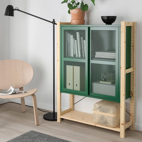 Mesh Cabinet, Cabinet Hack, Side Units, Ikea Ivar, Ikea Website, Ikea Furniture Hacks, Diy Ikea Hacks, Diy Ikea, Ikea Family