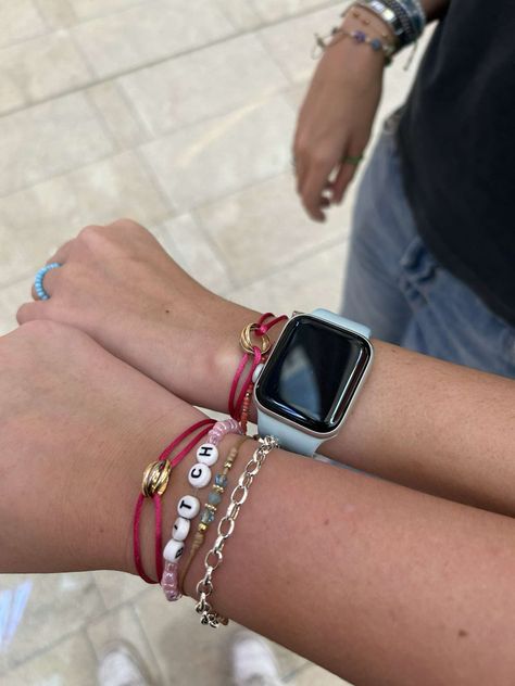 Matching Cartier Bracelets, Cartier Trinity Bracelet Cord Colors, Trinity Cartier, Cartier Trinity Bracelet, Matching Aesthetic, Trinity Bracelet, Bracelet Matching, Cartier Bracelet, Silk Cord