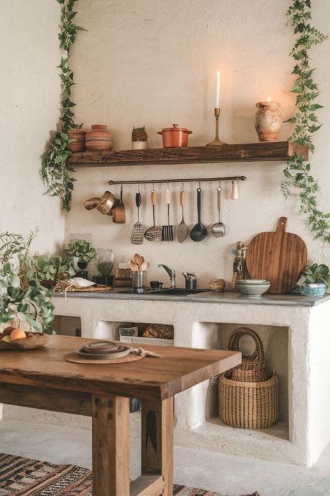 boho kitchen Kitchen Bohemian Style, Boho Kitchen Table, Cozy Eclectic, Boho Kitchen Ideas, Kitchen Bohemian, Boho Kitchen Decor, Style Transformation, Boho Kitchen, Bohemian Style