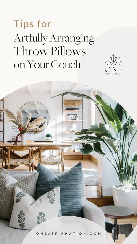 Master the art of styling throw pillows on your couch with expert tips. Make your living room look professionally designed. Pillows On Couch, Throw Pillow Styling, Texture Color, Vintage Textiles, Design Tips, Sofa Pillows, Custom Pillows, Vintage Designs, Couch