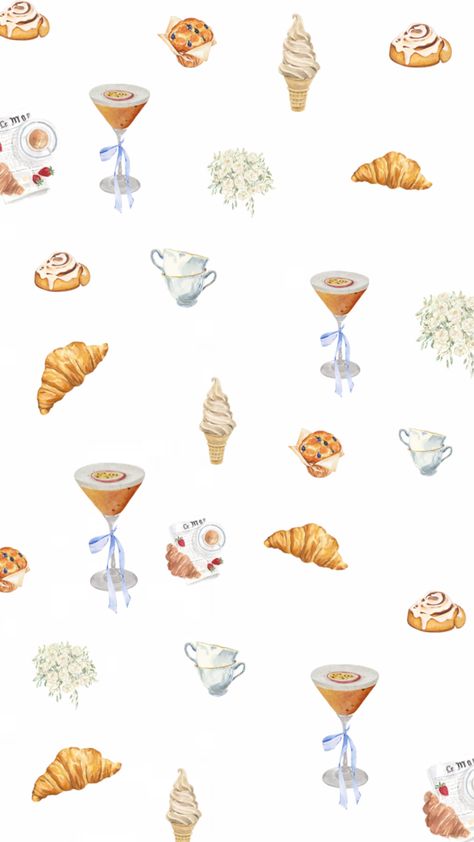 #paris #girly #iphone #wallpaped #espresso #sabrina Food Aesthetically Wallpaper, Copenhagen Style Wallpaper, Espresso Martini Wallpaper, Coffee Lockscreen Aesthetic, Chic Lockscreen, Croissant Wallpaper, Chic Iphone Wallpaper, Pastry Wallpaper, Coffee Wallpaper Aesthetic