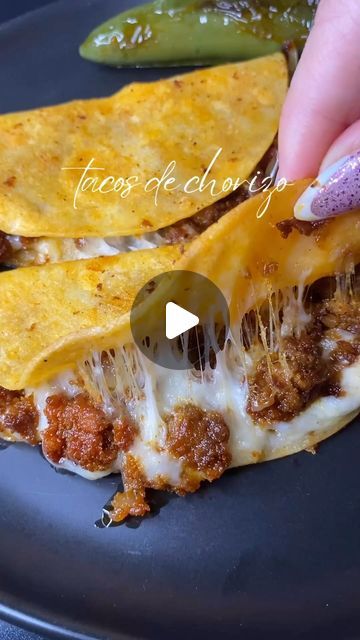 Chorizo Tacos, Cheese Tacos, Tacos, Cheese